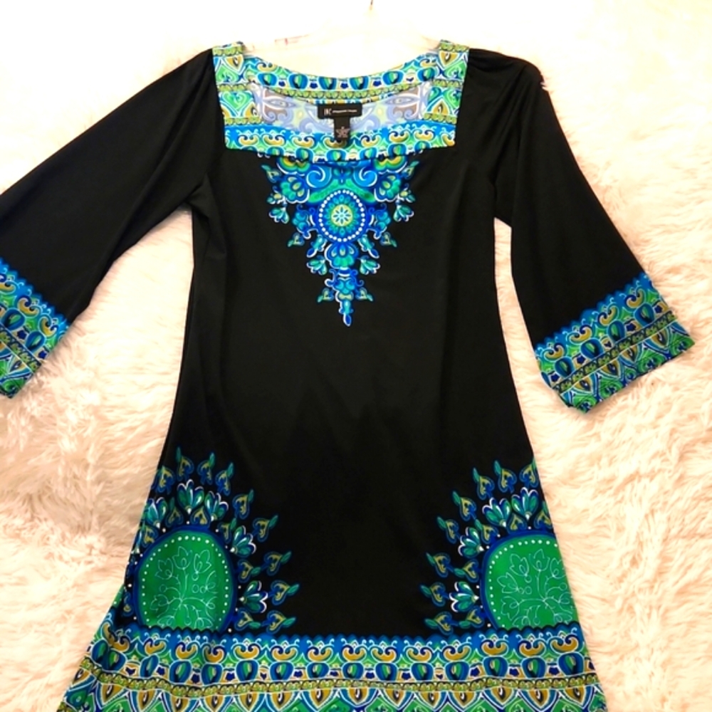 International Concepts Colorful Dress